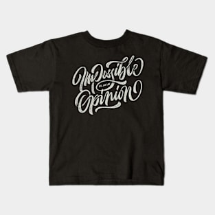 Quotes Lettering T-shirt Kids T-Shirt